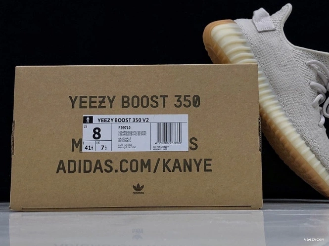 V2 Adidas F99710 Yeezy 350 Sesame Boost 0819